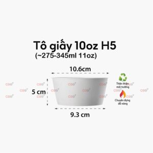 Tô giấy 10oz H5