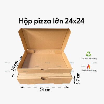 Hộp pizza lớn 24x24
