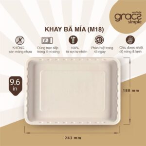 Khay bã mía M18 TL