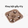 Khay bột giấy định hình 4 ngăn