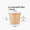 Ly soup kraft 26oz