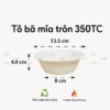 Chén bã mía tròn 350TC