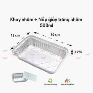 Khay nhôm 500ml
