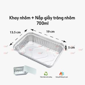 Khay nhôm 700ml
