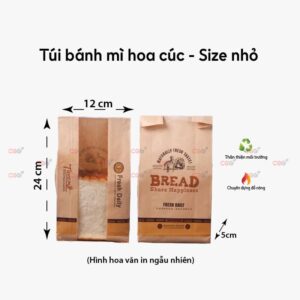 Túi bánh mì hoa cúc - Size nhỏ