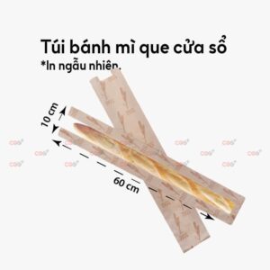 Túi bánh mì que cửa sổ