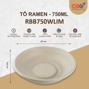 Tô bã mía Ramen Premium 750ml