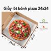 Giấy lót bánh pizza 24x24