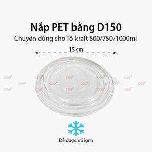 Nắp PET bậc thang D150