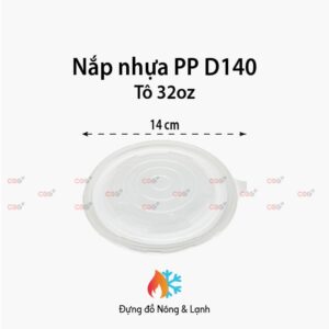 Nắp nhựa PP ĐỤC D140