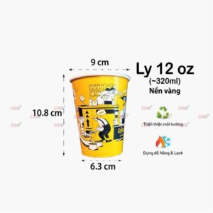 Ly in hình coffee time 12oz